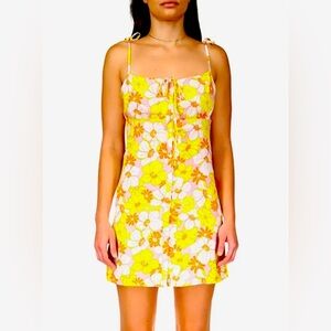 Sanctuary High Heat Linen Blend Sundress